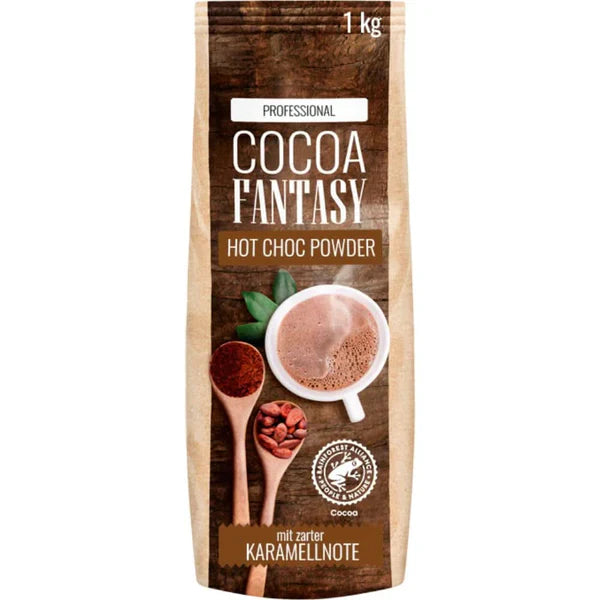 Cocoa Fantasy Hot Choc Powder, 1 kg pudră de cacao pentru