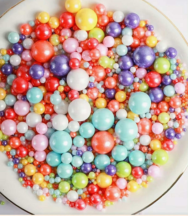 Sprinkles mix de culori curcubeu si dimensiuni, 85g