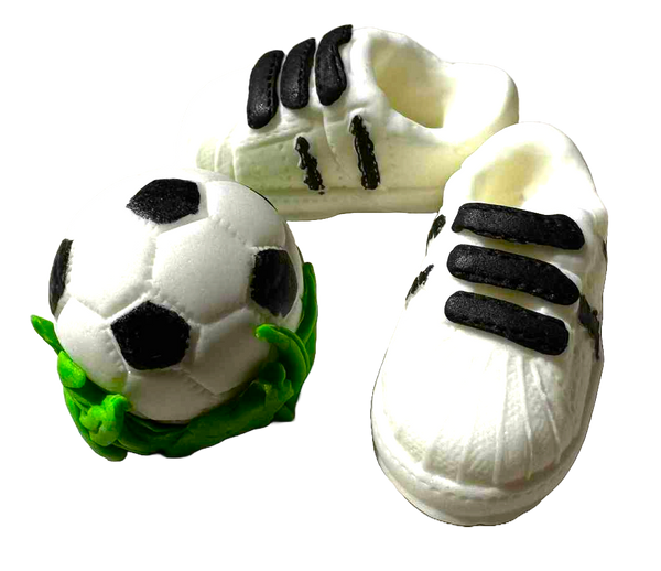 Set decoratiuni comestibile, Fotbal Decoratiuni din Pasta de Zahar Nati Shop