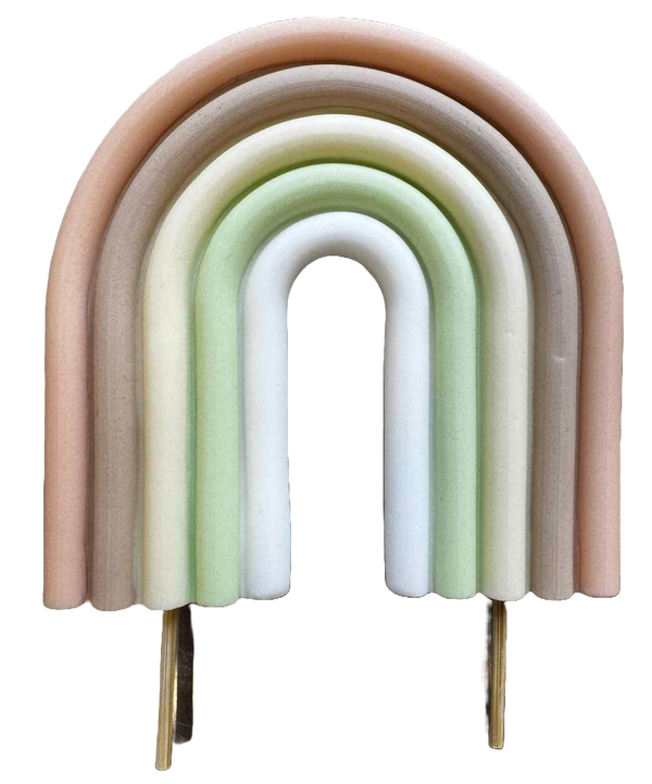 Decoratiune comestibila, Curcubeu Decoratiuni din Pasta de Zahar Nati Shop