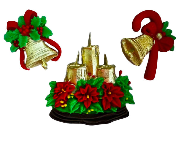 Set 3 decoratiuni comestibile, Sarbatori