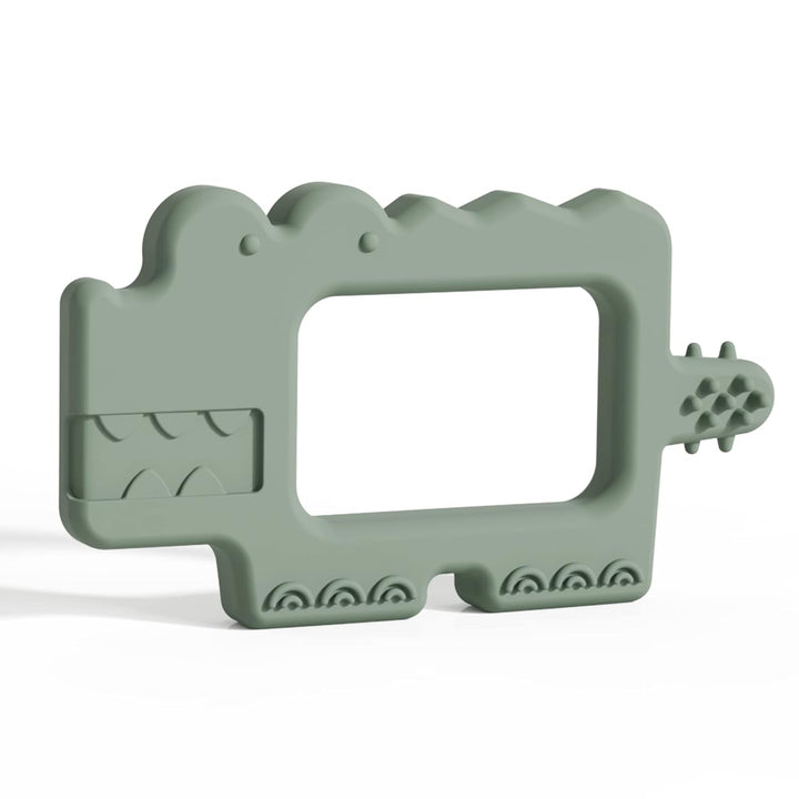 Jucărie de dentiție Moonkie din silicon fără BPA, periuță de dinți pentru bebeluși cu ventuză și rotire la 360°, ideală pentru bebelușii de 6-12 luni