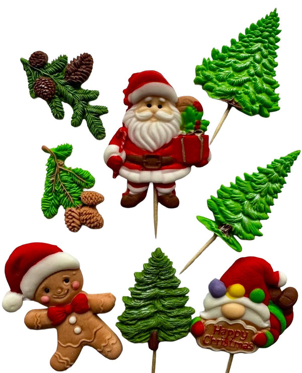 Set 8 decoratiuni comestibile, Sarbatori