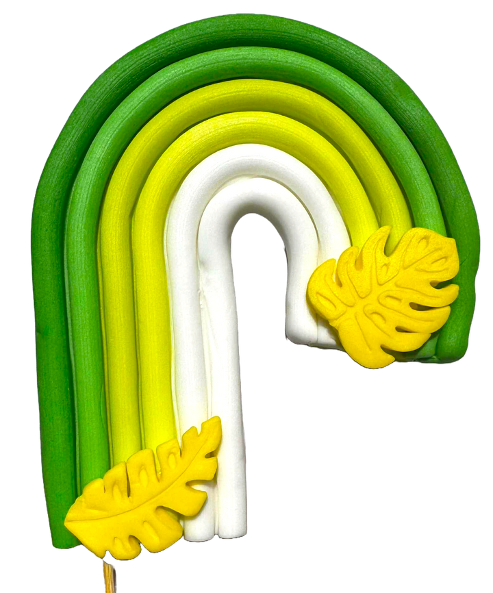 Decoratiune comestibila, Curcubeu safari Decoratiuni din Pasta de Zahar Nati Shop