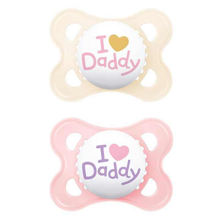 Suzetă MAM Original Night | 0-6 luni | Suzete care strălucesc în întuneric pentru nou-născuți | Acceptare 94% | Potrivite pentru alăptare | Suzete recomandate de moașe | Silicon SkinSoft | Lalea/Stea | Pachet de 2