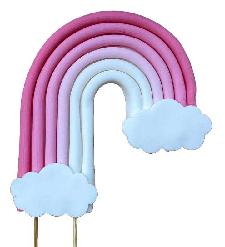 Decoratiune comestibila din pasta de zahar, Curcubeu Decoratiuni din Pasta de Zahar Nati Shop