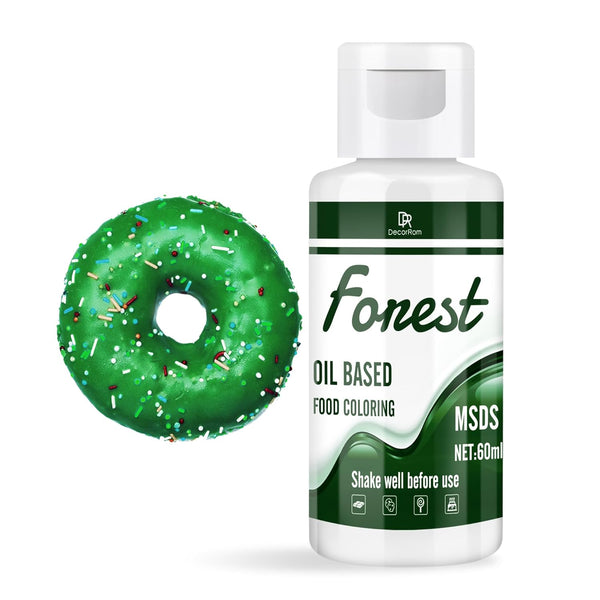 Colorant alimentar solubil în grăsimi pentru ciocolată, 60 ml, verde