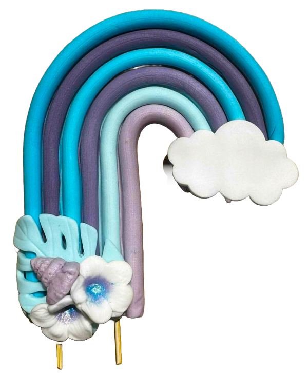 Decoratiune comestibila, Curcubeu Decoratiuni din Pasta de Zahar Nati Shop