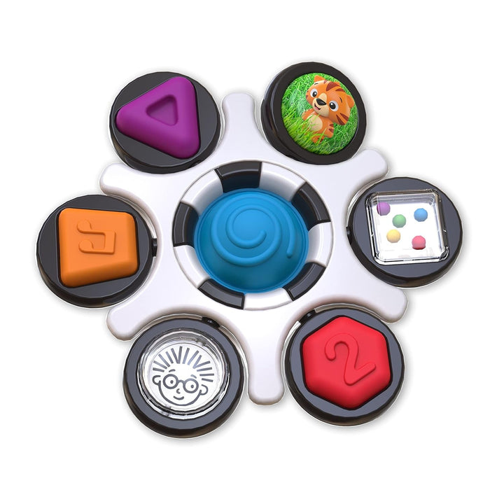 Baby Einstein, inel de dentiție care răcorește și calmează, ușor de prins, cu o suprafață texturată