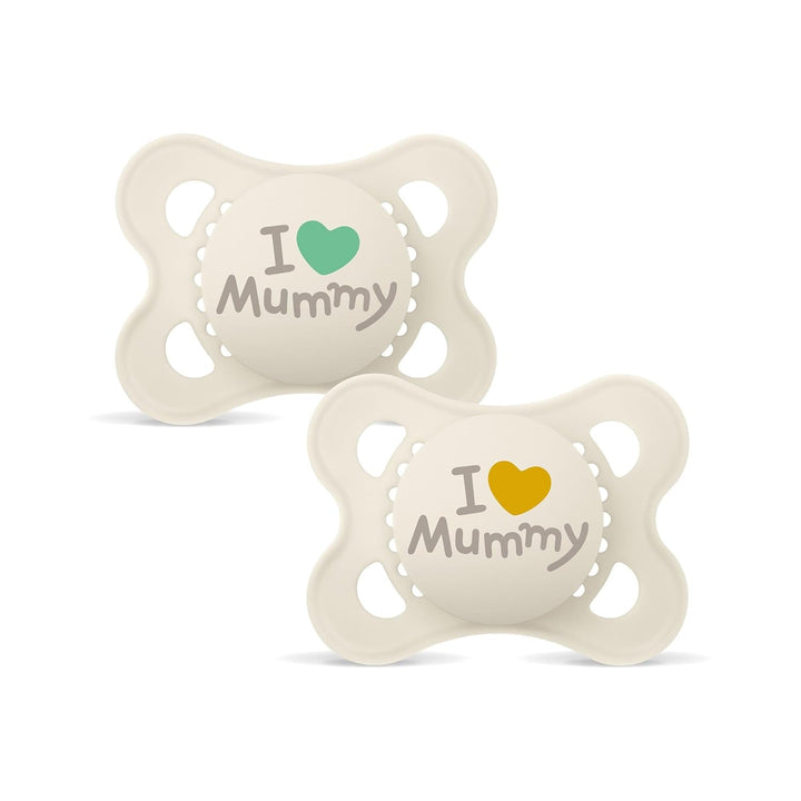 Suzetă MAM Original Night | 0-6 luni | Suzete care strălucesc în întuneric pentru nou-născuți | Acceptare 94% | Potrivite pentru alăptare | Suzete recomandate de moașe | Silicon SkinSoft | Lalea/Stea | Pachet de 2