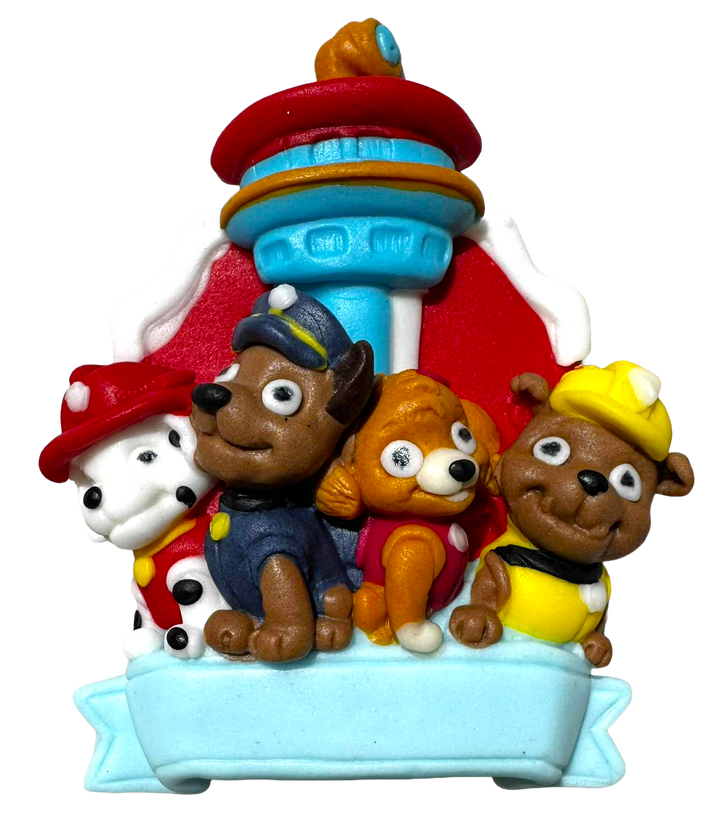 Decoratiune comestibila, Patrula Catelusilor Decoratiuni din Pasta de Zahar Nati Shop