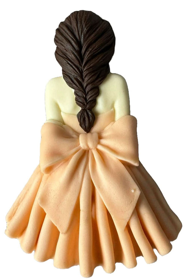 Decoratiune comestibila din zahar, Beautiful Lady Decoratiuni din Pasta de Zahar Nati Shop