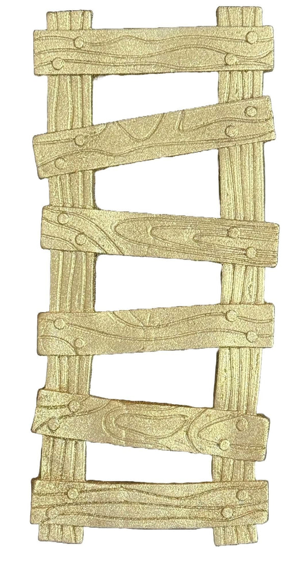 Decoratiune comestibila din zahar, Scara aurie Decoratiuni din Pasta de Zahar Nati Shop